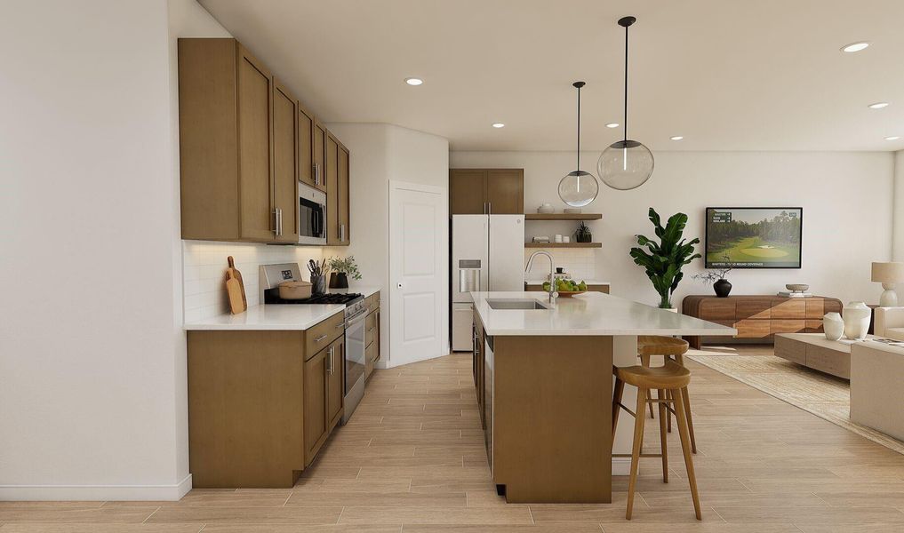 Lovely kitchen (*Artist rendering used for illustration purposes only.)