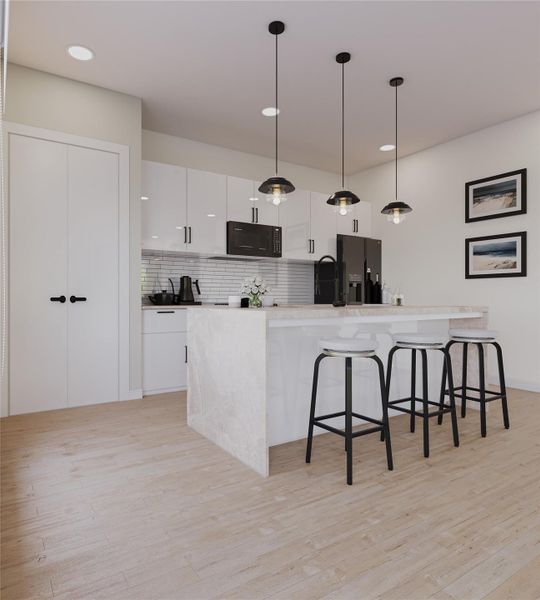 Furnished interior view inside a new home in , Houston (Image 8). Furnished interior view inside a new home in , Houston (Image 8).