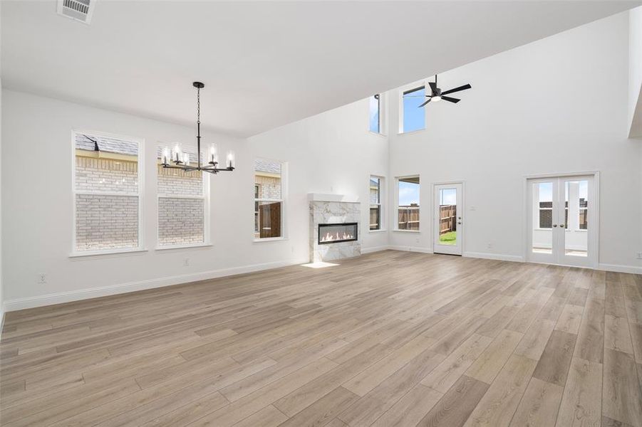 Spacious, unfurnished interior of a new home in Wildflower Ranch, Fort Worth (Image 21). Spacious, unfurnished interior of a new home in Wildflower Ranch, Fort Worth (Image 21).