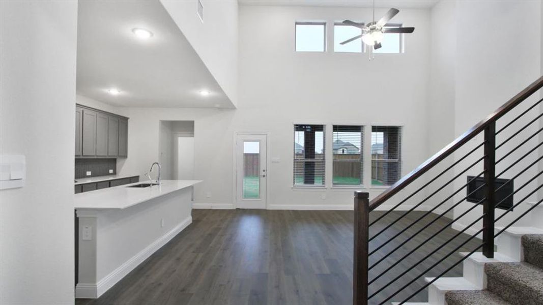 Furnished interior view inside a new home in The Landing at Hidden Lakes, McKinney (Image 6).
