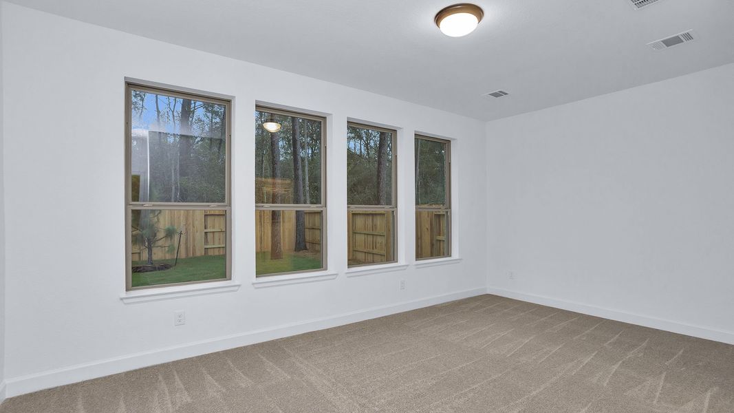 Spacious, unfurnished interior of a new home in Woodhavyn 40', Magnolia (Image 15).