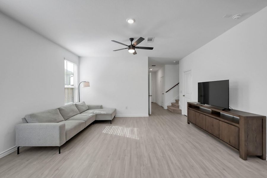 Furnished interior view inside a new home in Mavera, Conroe (Image 8).