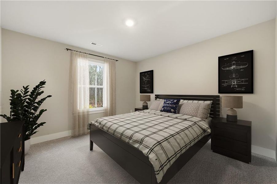 Furnished interior view inside a new home in Rhodes Glen, Lawrenceville (Image 7).