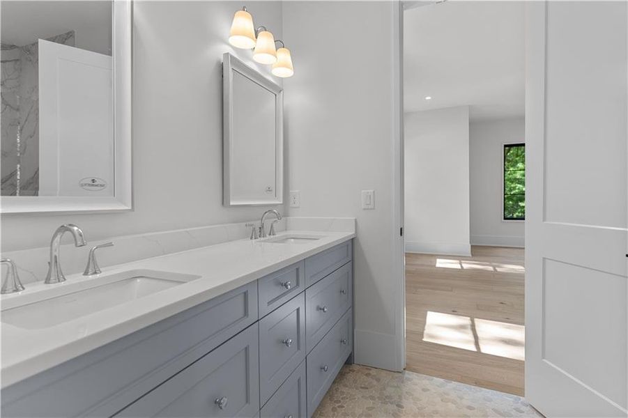 Furnished interior view inside a new home in , Greensboro (Image 33).