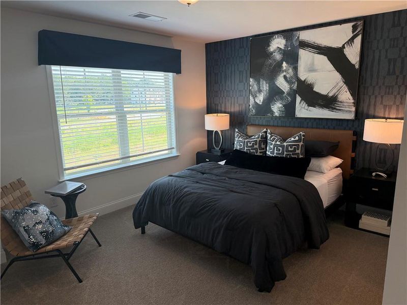 Furnished interior view inside a new home in Towns at Enclave, Lawrenceville (Image 15).