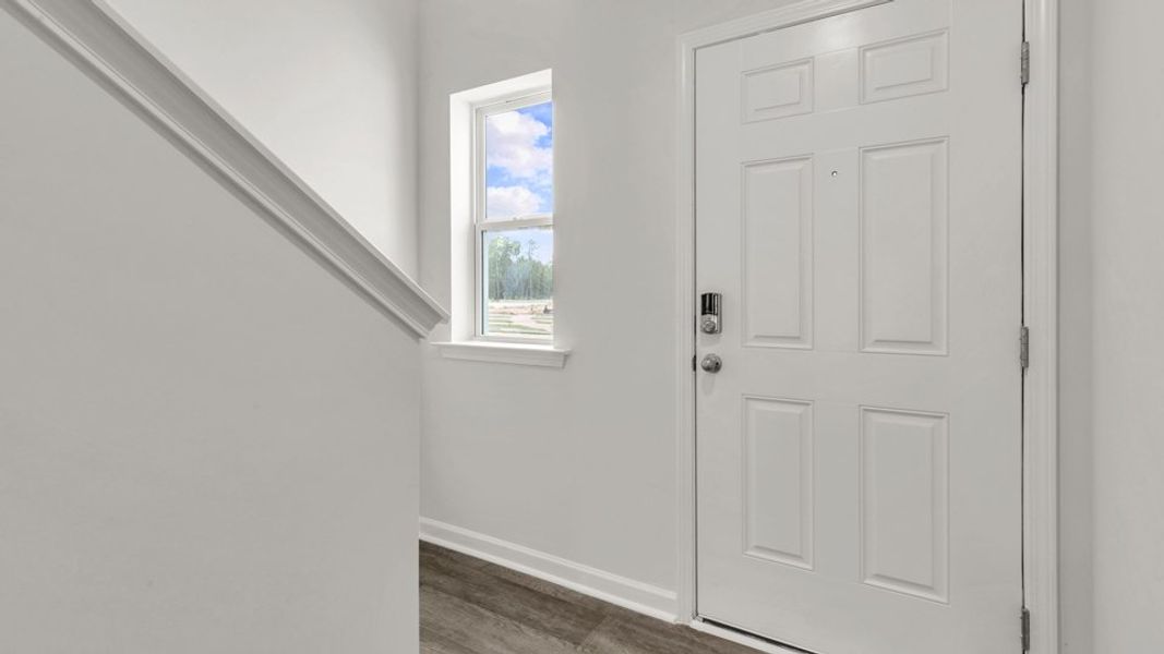 Spacious, unfurnished interior of a new home in The Townes at Wilson's Ridge, Smithfield (Image 12).