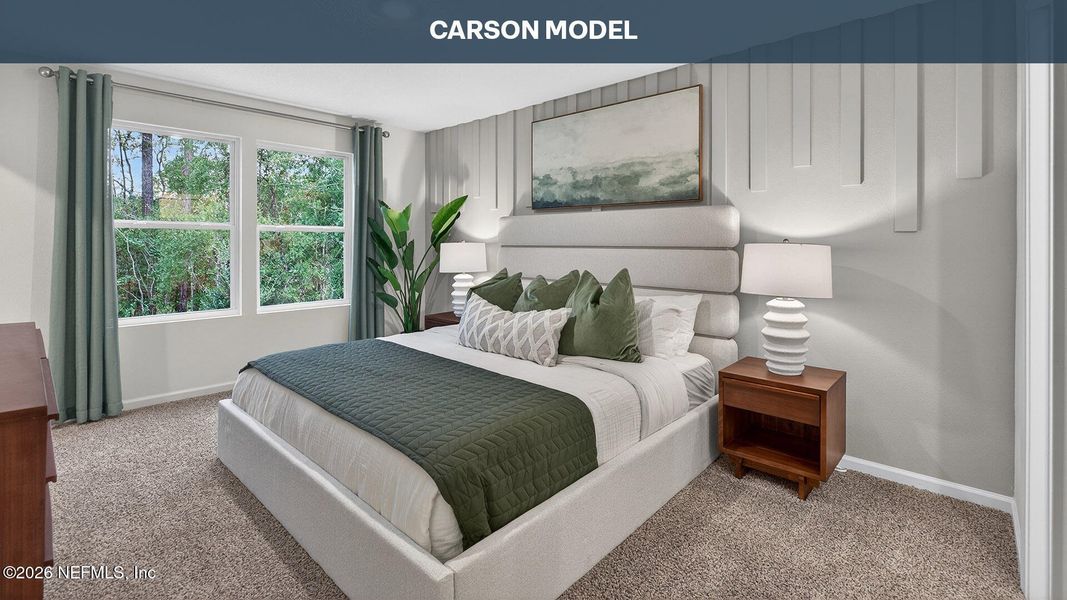 Furnished interior view inside a new home in Hansen Creek, Jacksonville (Image 14).