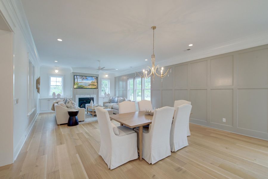 Furnished interior view inside a new home in Daniel Island Park, Charleston (Image 56).