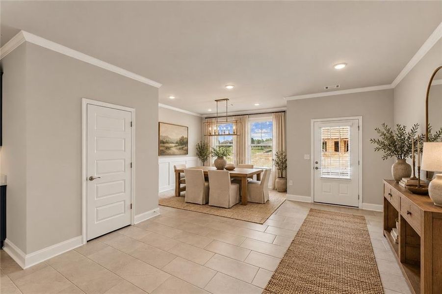 Furnished interior view inside a new home in Cooper's Walk, Loganville (Image 13).