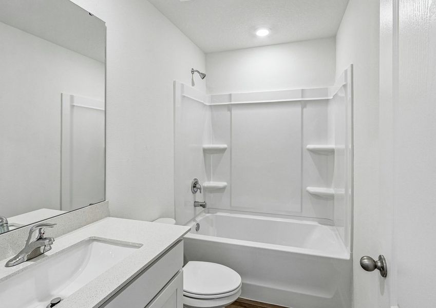 Secondary bathroom