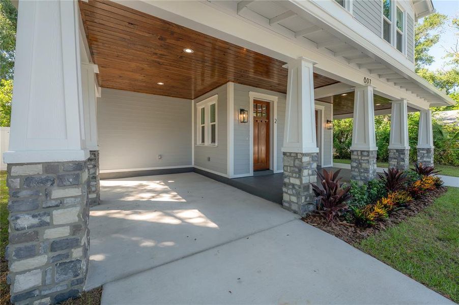 Exterior details and patio area of a home in , Tampa (Image 35). Exterior details and patio area of a home in , Tampa (Image 35).