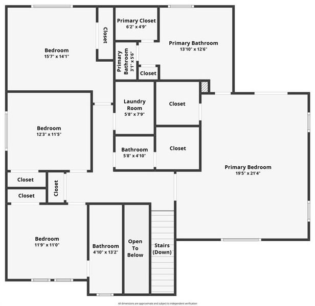 2D floor plan layout of this home in , Atlanta, GA (Image 5).