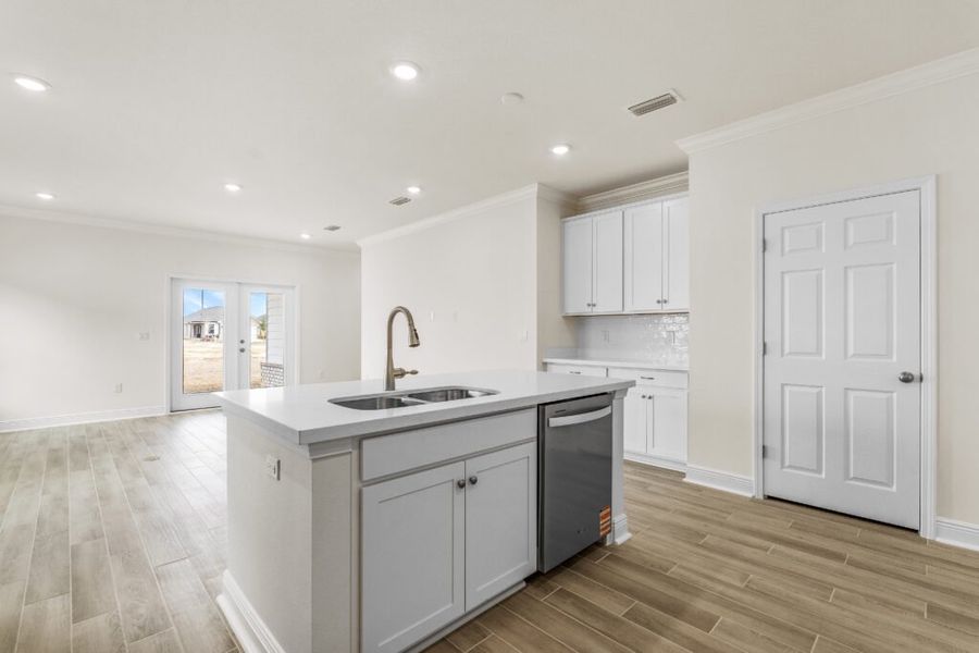 Furnished interior view inside a new home in Natureview, Freeport (Image 8).