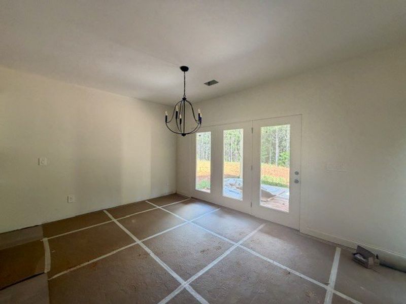 In-progress construction of a new home in Mitchell Farms, LaGrange, GA (Image 7).