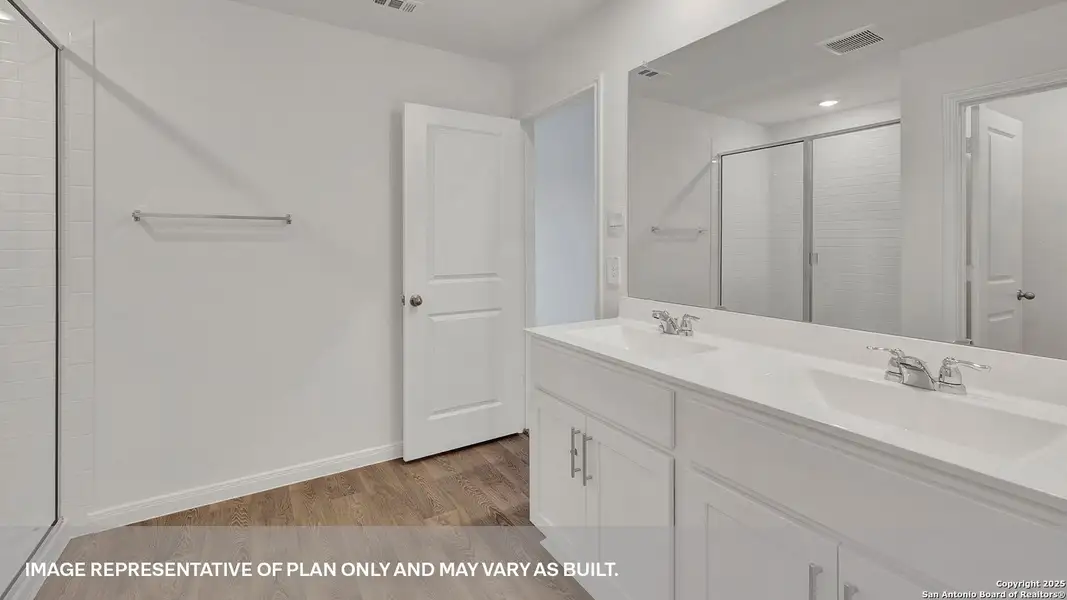 Furnished interior view inside a new home in Trace, San Marcos (Image 5).