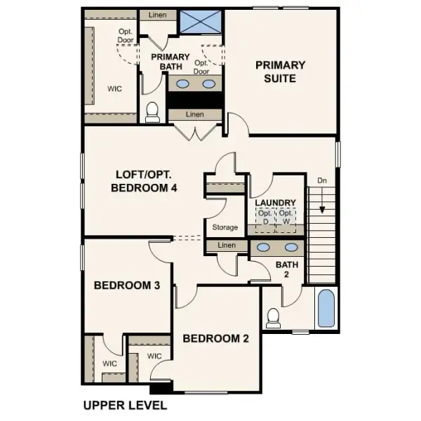2D floor plan layout of this home in Skyline Village, San Tan Valley, AZ (Image 3).
