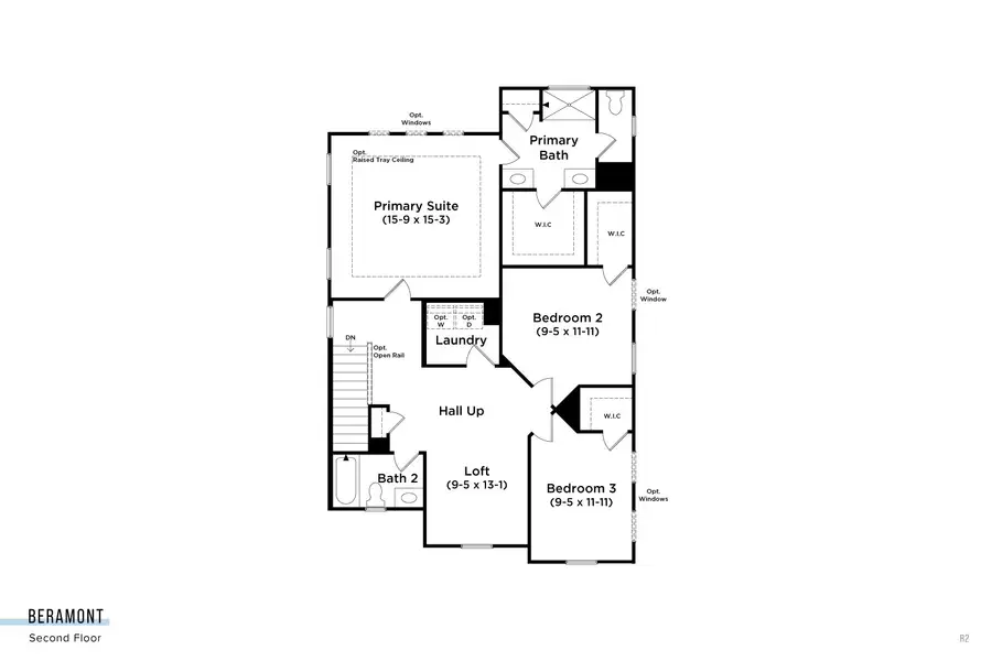 2D floor plan layout of this home in Spring Branch, Smyrna, TN (Image 3).