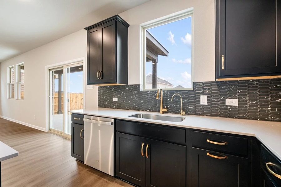 Furnished interior view inside a new home in Patterson Ranch, Georgetown (Image 11).