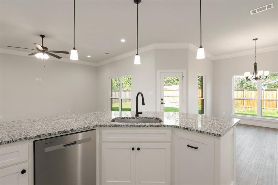 Furnished interior view inside a new home in , Mabank (Image 13). Furnished interior view inside a new home in , Mabank (Image 13).