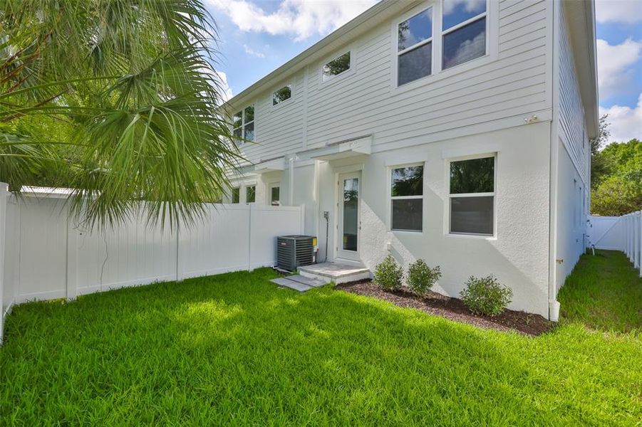 Exterior details and patio area of a home in , Tampa (Image 22). Exterior details and patio area of a home in , Tampa (Image 22).
