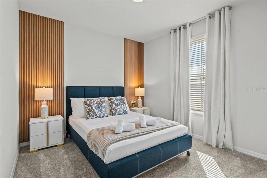 Furnished interior view inside a new home in , Clermont (Image 14).