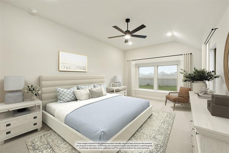 Furnished interior view inside a new home in Painted Tree Woodland District 50, McKinney (Image 10). Furnished interior view inside a new home in Painted Tree Woodland District 50, McKinney (Image 10).