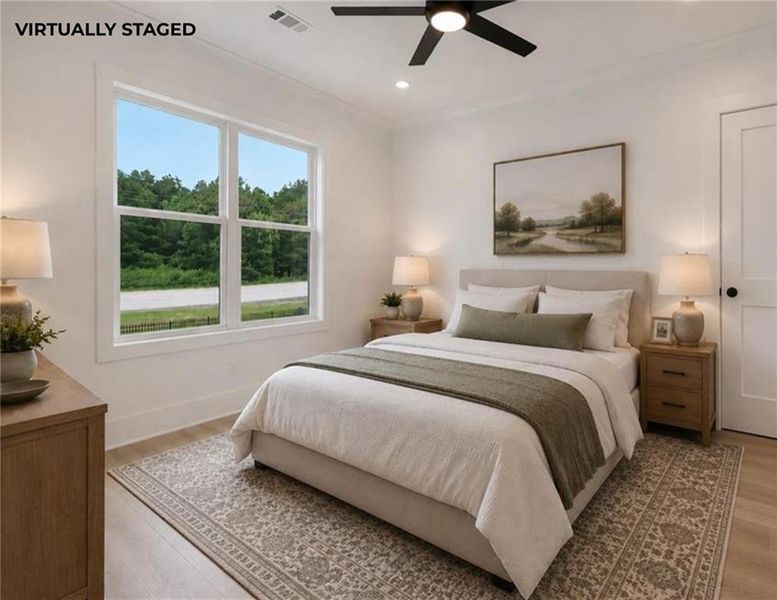 Furnished interior view inside a new home in , Dacula (Image 20).