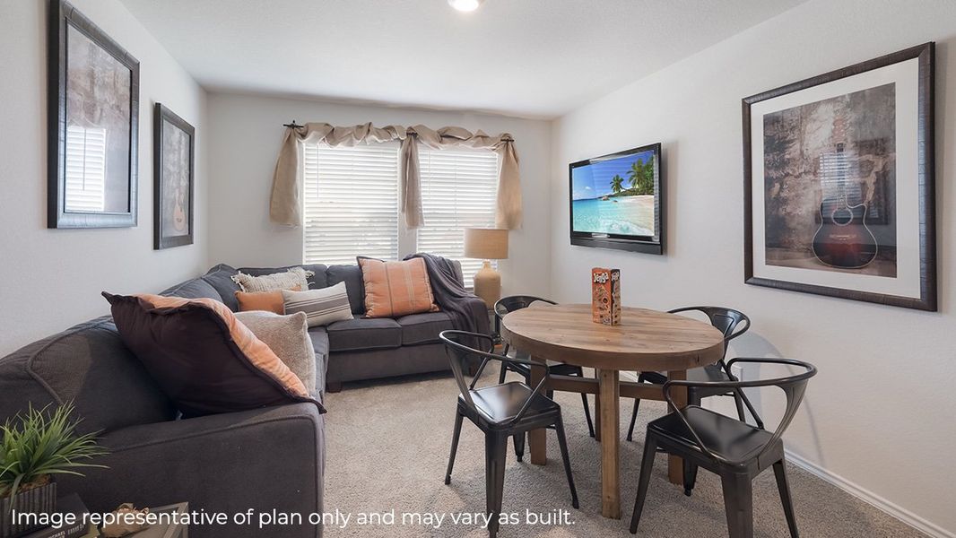 Furnished interior view inside a new home in Blue Ridge Ranch, San Antonio (Image 24).