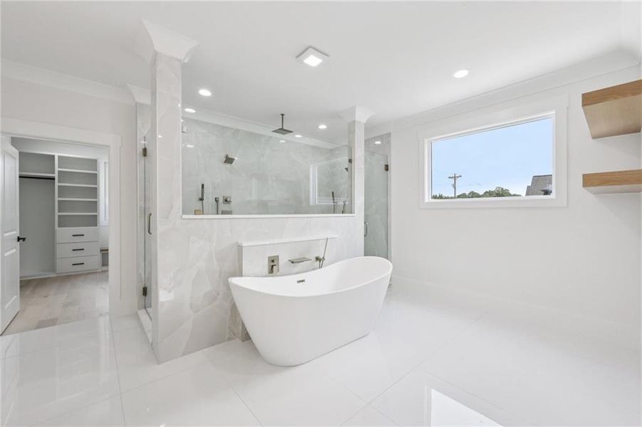 Furnished interior view inside a new home in , Buford (Image 17).