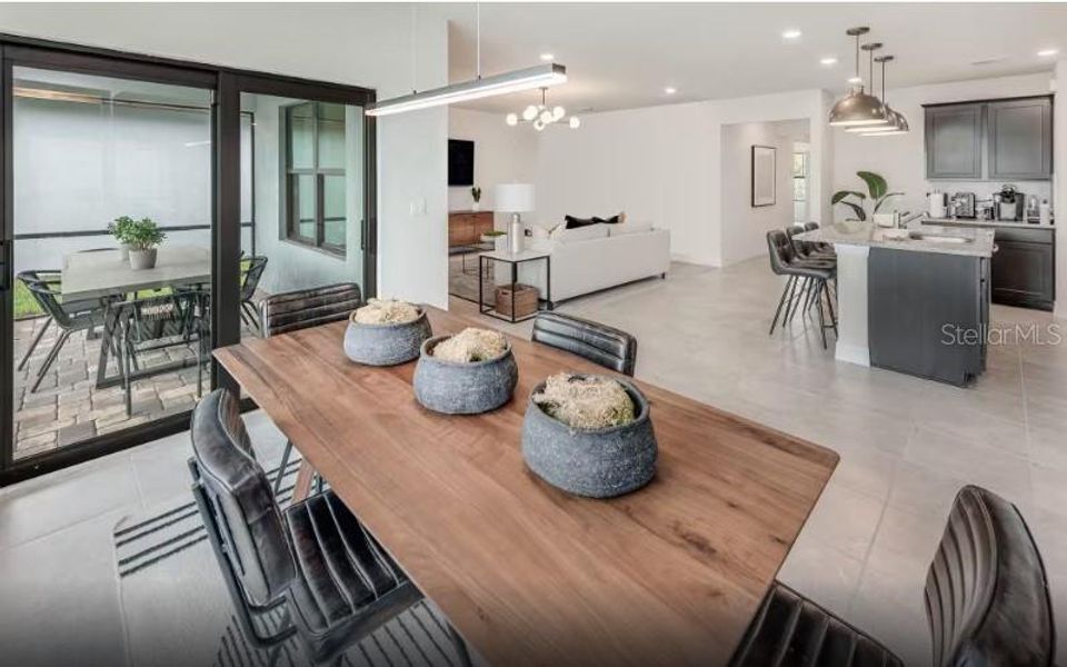 Furnished interior view inside a new home in Lakespur Wellen Park, Venice (Image 5).