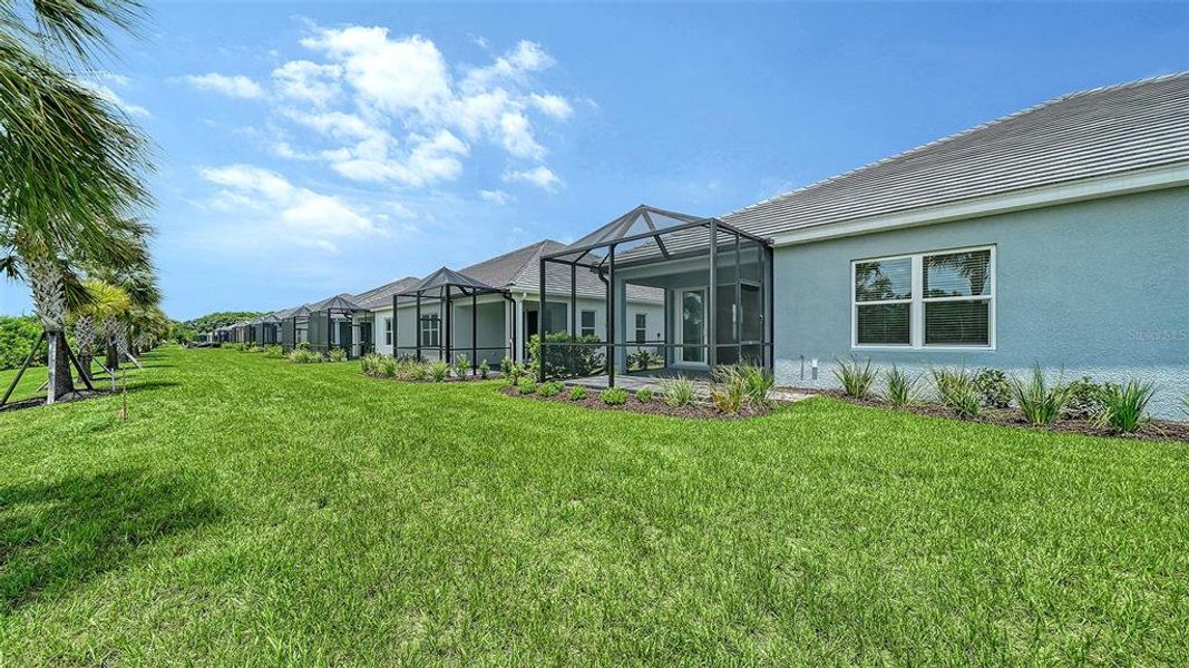 Exterior details and patio area of a home in Windward, Lakewood Ranch (Image 22).
