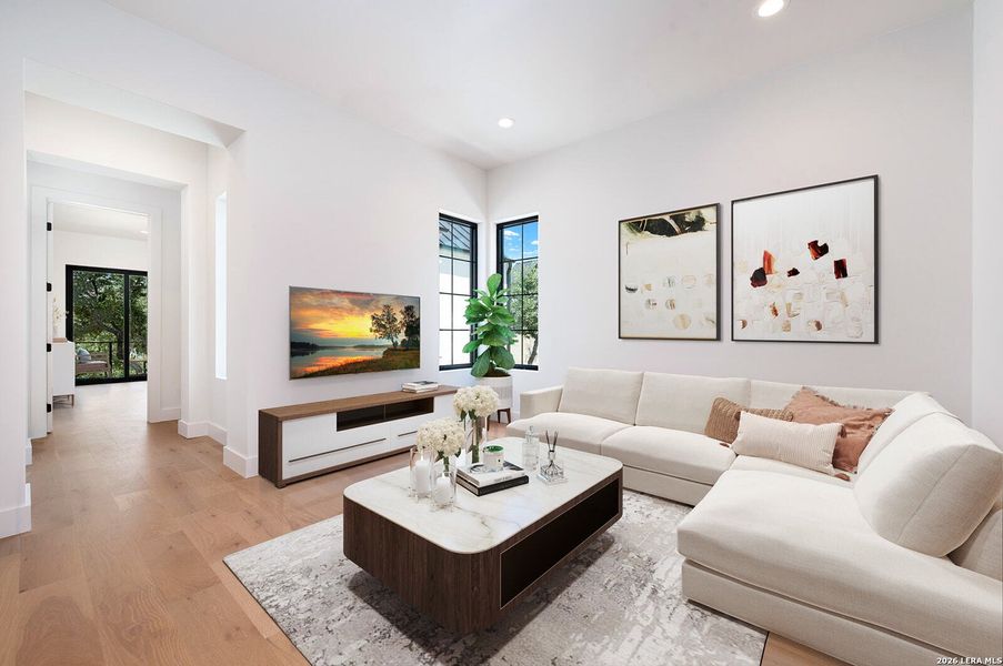 Furnished interior view inside a new home in , San Antonio (Image 29).