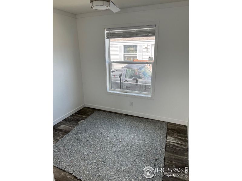 Bedroom 2 with upgraded fan Bedroom 2 with upgraded fan