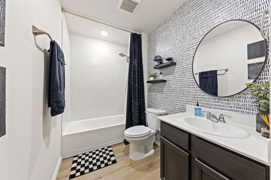 Furnished interior view inside a new home in , Ennis (Image 7).