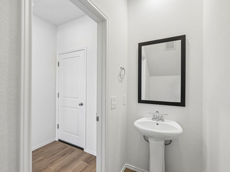 Furnished interior view inside a new home in Turner's Village, Buda (Image 5).