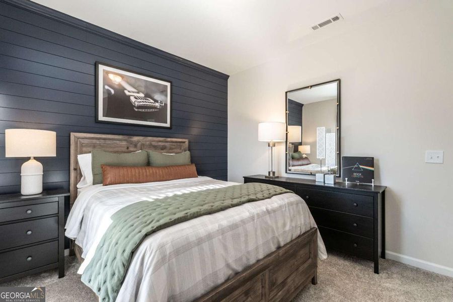 Furnished interior view inside a new home in Trellis Park, Hampton (Image 38). Furnished interior view inside a new home in Trellis Park, Hampton (Image 38).