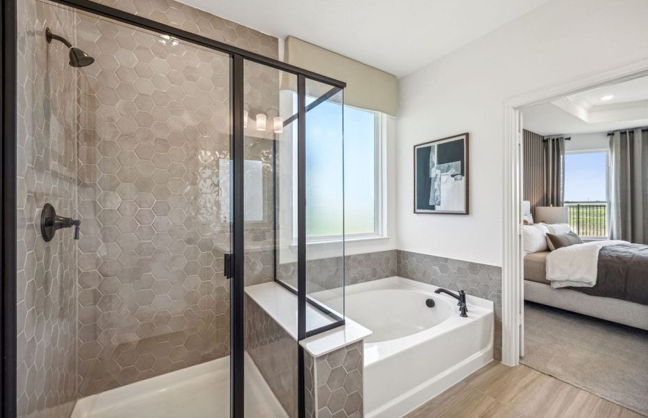 Furnished interior view inside a new home in Westside Preserve, Midlothian (Image 13).