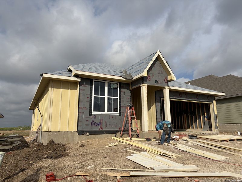 In-progress construction of a new home in Arroyo Ranch, Seguin, TX (Image 14). In-progress construction of a new home in Arroyo Ranch, Seguin, TX (Image 14).