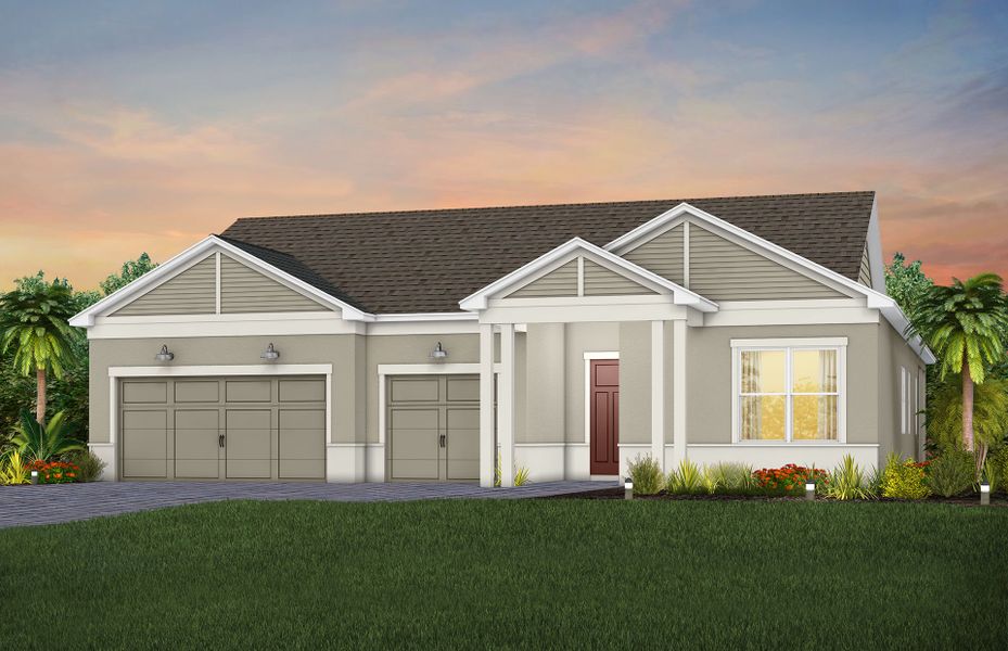 Representative exterior photo of a completed home built from the Renown by Del Webb in Del Webb Sunbridge, St. Cloud, FL (Image 25).