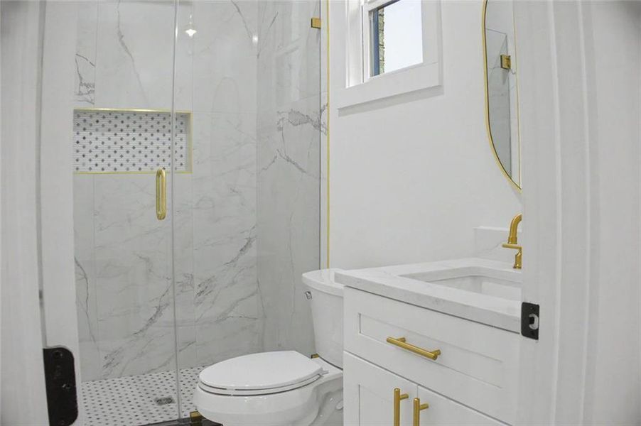 Furnished interior view inside a new home in , Monroe (Image 12).