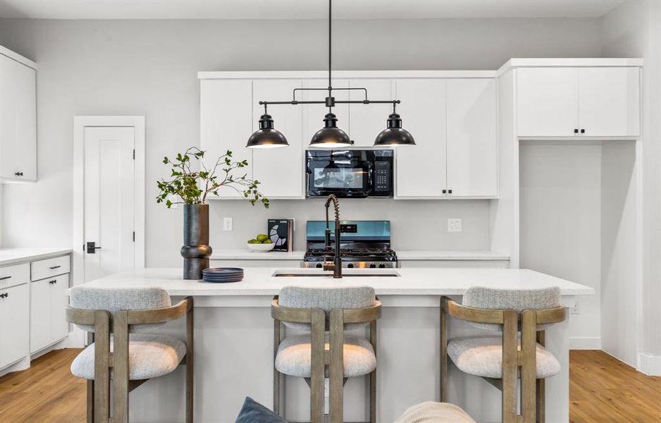 Furnished interior view inside a new home in , Dallas (Image 2).