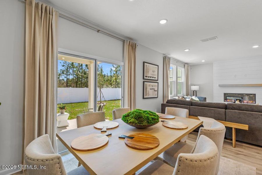 Furnished interior view inside a new home in The Landings at Pecan Park, Jacksonville (Image 41).