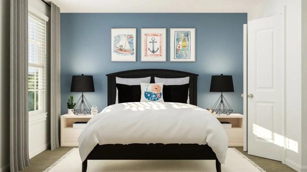 Furnished interior view inside a new home in , Pflugerville (Image 3).