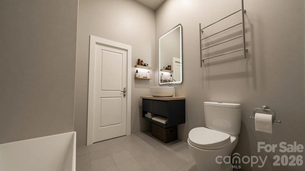 Furnished interior view inside a new home in , Lenoir (Image 12).