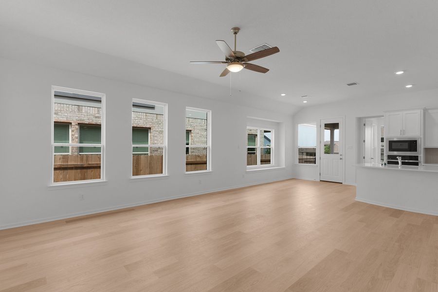 Representative unfurnished interior of a home built from the Annie by Chesmar Homes in Nolina, Georgetown (Image 8).