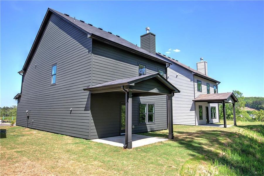 Exterior details and patio area of a home in , Cartersville (Image 4).