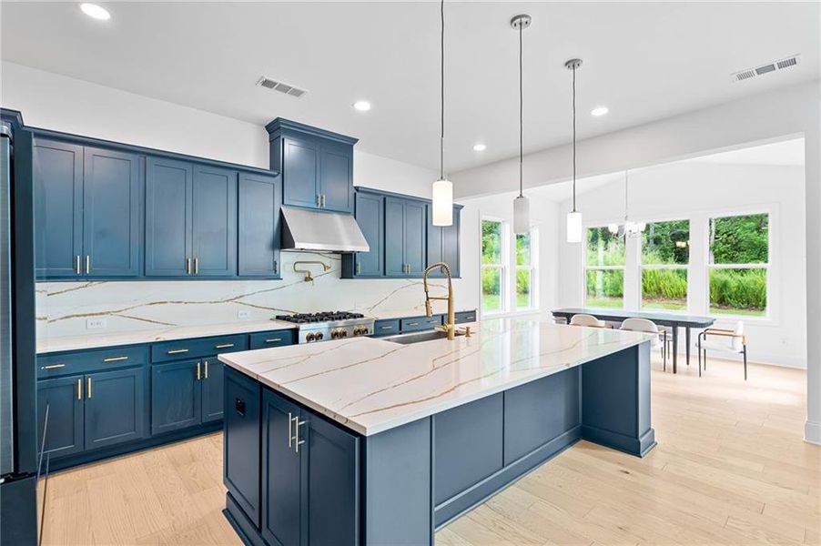 Furnished interior view inside a new home in , Marietta (Image 4).
