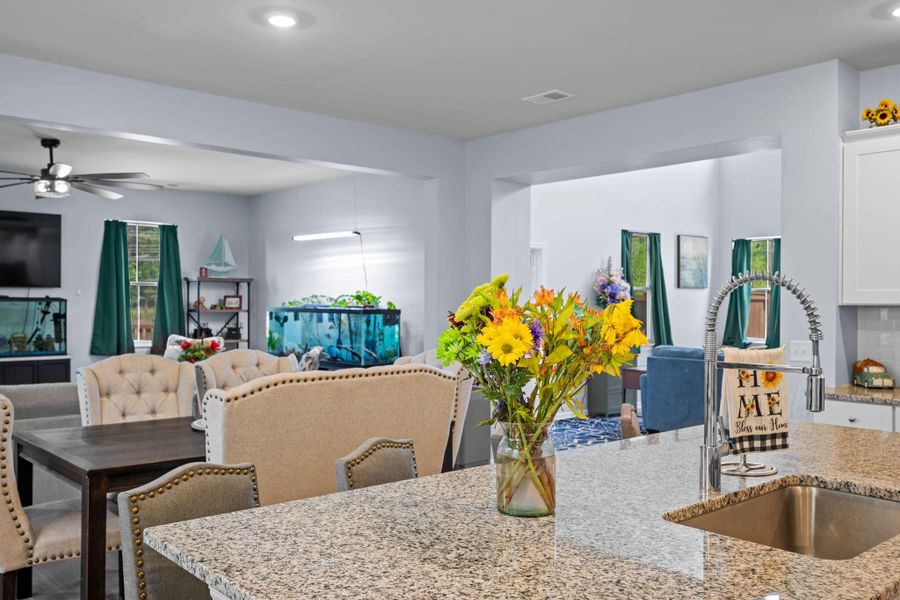 Furnished interior view inside a new home in Sweetgrass at Summers Corner, Summerville (Image 11). Furnished interior view inside a new home in Sweetgrass at Summers Corner, Summerville (Image 11).