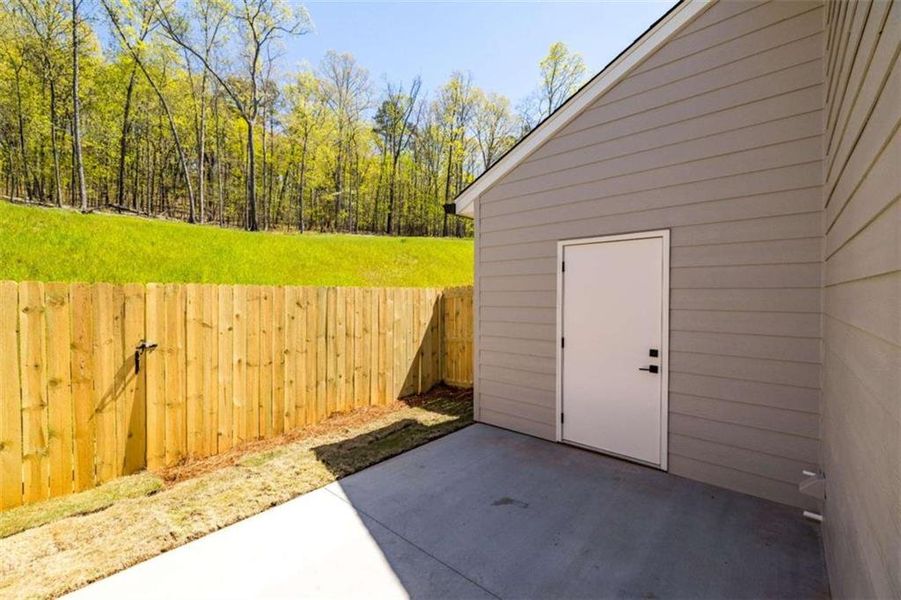 Exterior details and patio area of a home in , Rome (Image 29).