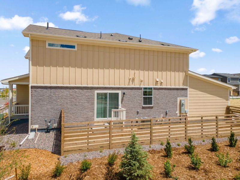 Exterior details and patio area of a home in Windler, Aurora (Image 3).